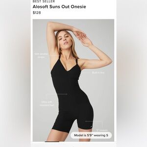 Alo Alosoft Suns Out Onesie